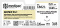 MONOFAST 5/0 45cm 16mm 3/8 circle, reverse - 24 Pack